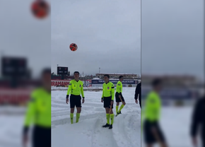 Ca la Polul Nord! Meci amânat în Turcia din cauza stratului de 40 de centimetri de zăpadă