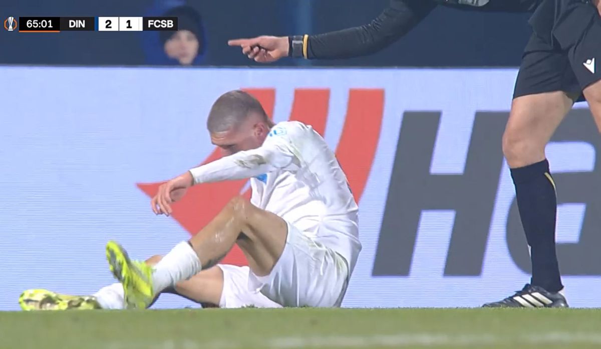 Penalty-ul cerut de Daniel Bîrligea în Dinamo Zagreb - FCSB