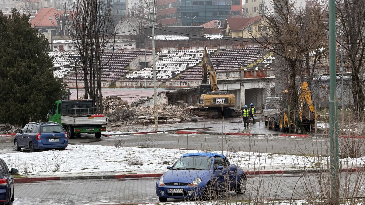 Demolare stadion Dinamo - 23 ianuarie 2026