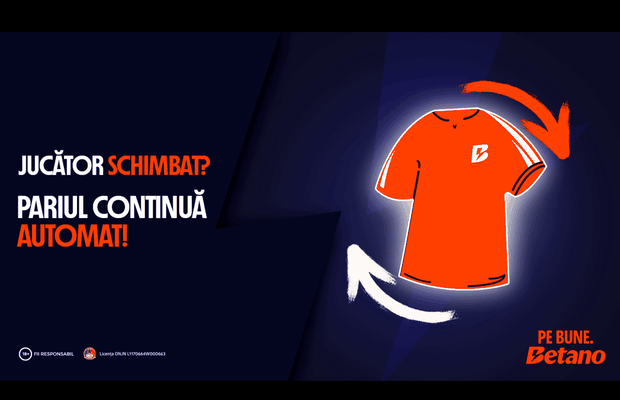 O nouă șansă de câștig. Betano lansează „Rezerva de Aur”: Jucătorul iese, pariul continuă!