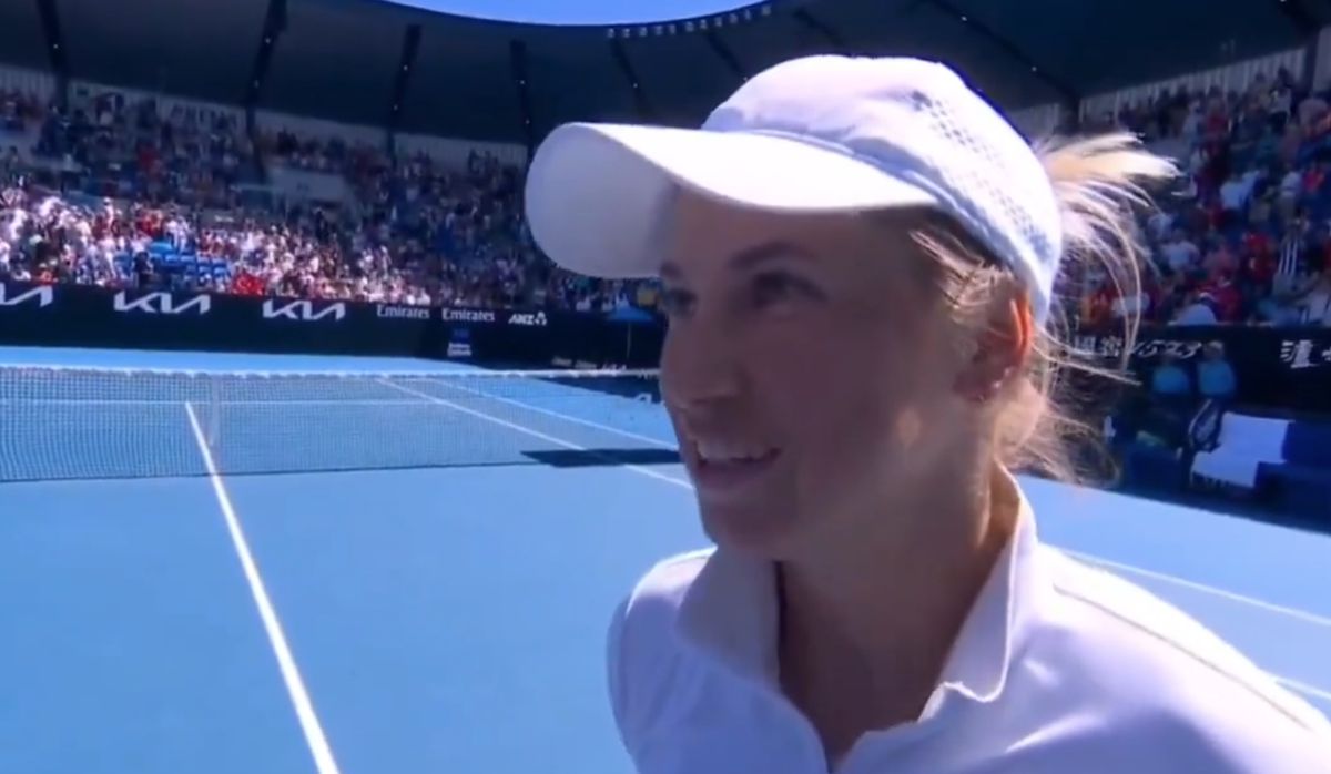 Huiduită după ce s-a calificat în „optimi” la Australian Open, o jucătoare a început să danseze: „Fredonam un cântec rusesc foarte vechi”