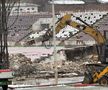 Se lucrează pentru demolarea stadionului Dinamo. Imagini surprize pe 23 ianuarie 2026. Foto: Valentin David (GSP.RO)