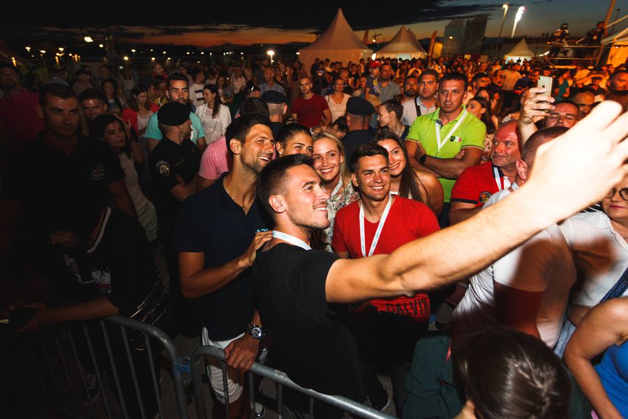 Novak Djokovic într-o imagine de la Adria Tour FOTO Imago Novak Djokovic într-o imagine de la Adria Tour FOTO Imago