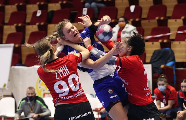 Nimeni nu poate opri CSM București! Victorie cu doar 8 jucătoare de bază pe bancă