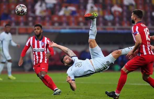 Atletico Madrid - Chelsea Londra 0-1. VIDEO+ FOTO Magia lui Olivier Giroud decide partida de pe Arena Națională