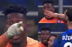 Scena care a trecut neobservată la meciul plin de nervi din UCL » Două vedete de la Inter, conflict în toată regula pe teren: „Ar trebui să taci!”