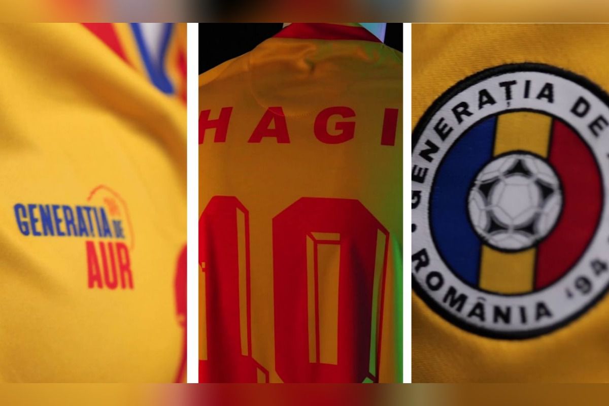 Au apărut primele imagini cu tricoul României pentru meciul de adio al Generației de Aur