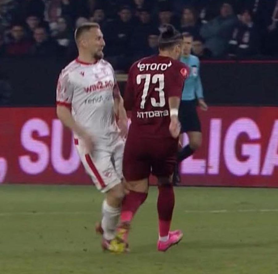 Faza la care Dinamo a cerut fault înaintea golului marcat de CFR CFR i-a tăiat tot entuziasmul lui Dinamo: al treilea 0-4 din acest sezon pentru „câini”! Cum arată clasamentul ACUM