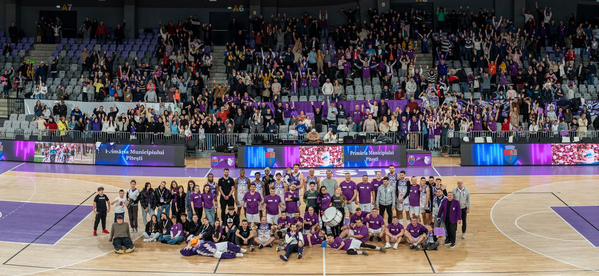 Eveniment inedit la Pitești Arena! Duel între fani și jucători