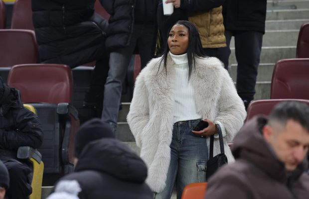 Soția lui Ngezana, apariție spectaculoasă pe Arena Națională! A atras toate privirile la FCSB - Dinamo