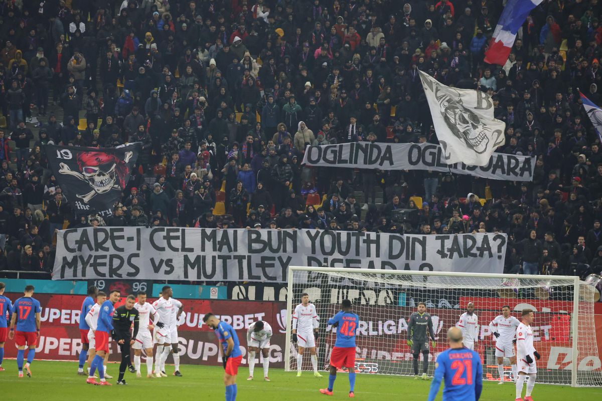 Mesaje în tribune la FCSB - Dinamo