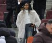 Mbali Malindi, iubita lui Siyabonga Ngezana, la meciul FCSB - Dinamo/ Foto: Ionuț Iordache GSP
