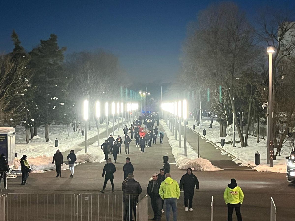 FCSB - Dinamo, imagini înainte de meci