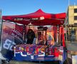 Fan shop-ul celor de la FCSB la meciul cu Dinamo