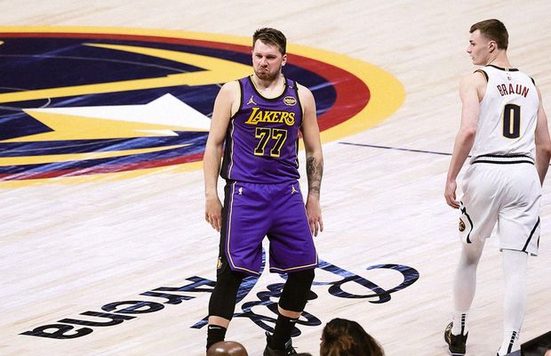 Luka Doncic, primul meci mare în tricoul lui LA Lakers! L-a învins pe prietenul Nikola Jokic