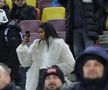 Mbali Malindi, iubita lui Siyabonga Ngezana, la meciul FCSB - Dinamo/ Foto: Ionuț Iordache GSP