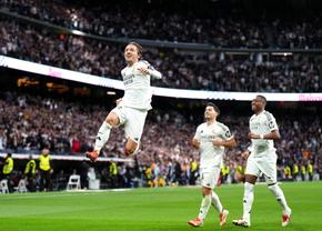 Real Madrid - Girona, dispută din etapa #25 în La Liga » Gazdele conduc pe Bernabeu