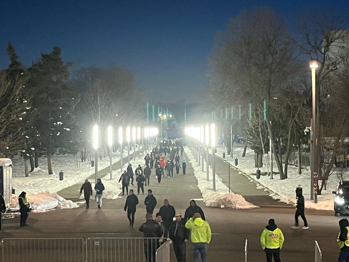 FCSB - Dinamo, imagini înainte de meci