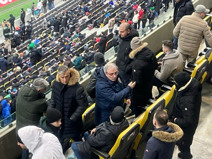 Personalități prezente la FCSB - Dinamo pe Arena Națională / foto: GSP