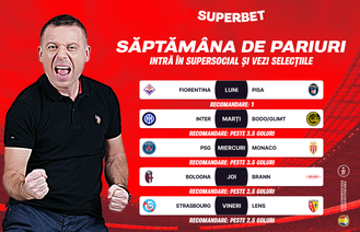 Săptămâna de pariuri începe în SuperSocial