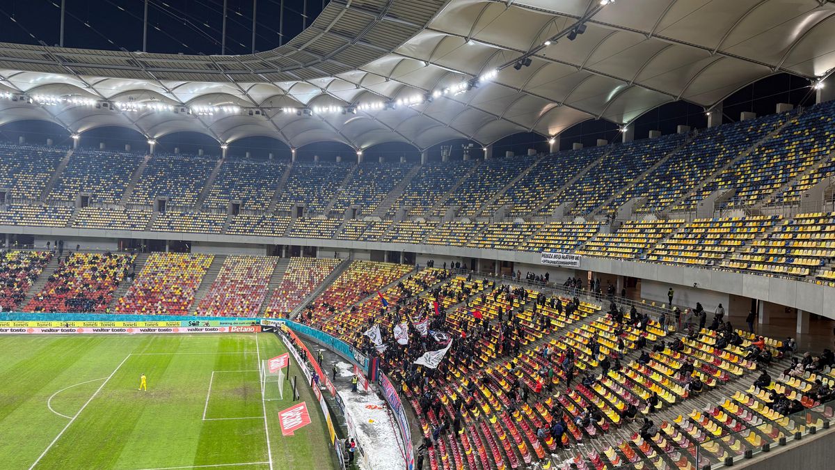 FCSB, părăsită de fani! Cu șanse infime la play-off, roș-albaștrii au înregistrat cea mai slabă asistență din acest sezon