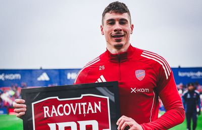 Bogdan Racovițan, meciul 100 în tricoul lui Rakow