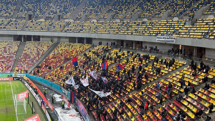 FCSB - Metaloglobus, asistență scăzută pe cel mai mare stadion al țării // foto: Sergiu Alexandru (GSP)