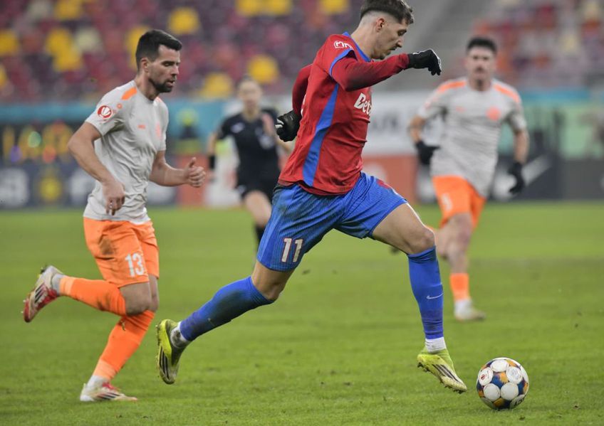 David Miculescu a marcat în FCSB - Metaloglobus / Foto: Cristi Preda GSP