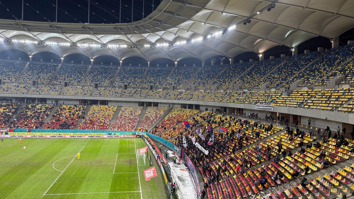 FCSB, părăsită de fani! Cu șanse infime la play-off, roș-albaștrii au înregistrat cea mai slabă asistență din acest sezon