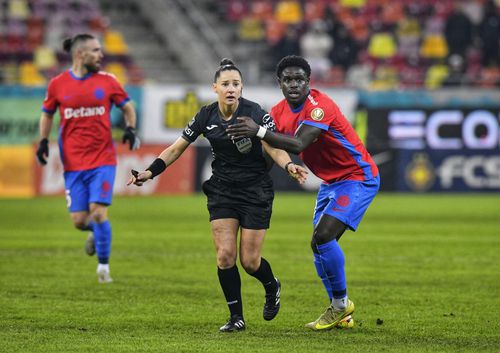 Iuliana Demetrescu și Joao Paulo la FCSB - Metaloglobus // foto: Cristi Preda (GSP.ro)