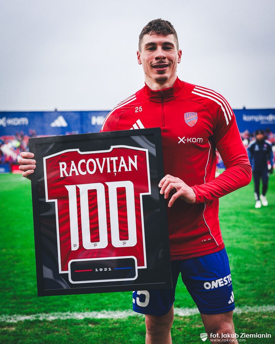 Bogdan Racovițan, meciul 100 în tricoul lui Rakow