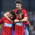 Dennis Man, Florinel Coman și Florin Tănase evoluând pentru FCSB
