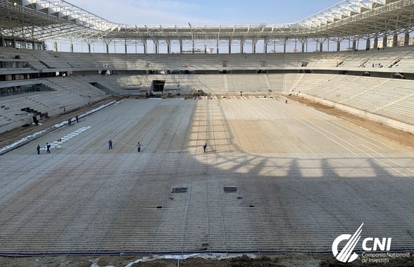 FOTO Imagini de la stadioanele Ghencea, Giulești și Arcul de Triumf » Se lucrează, în ciuda pandemiei de coronavirus