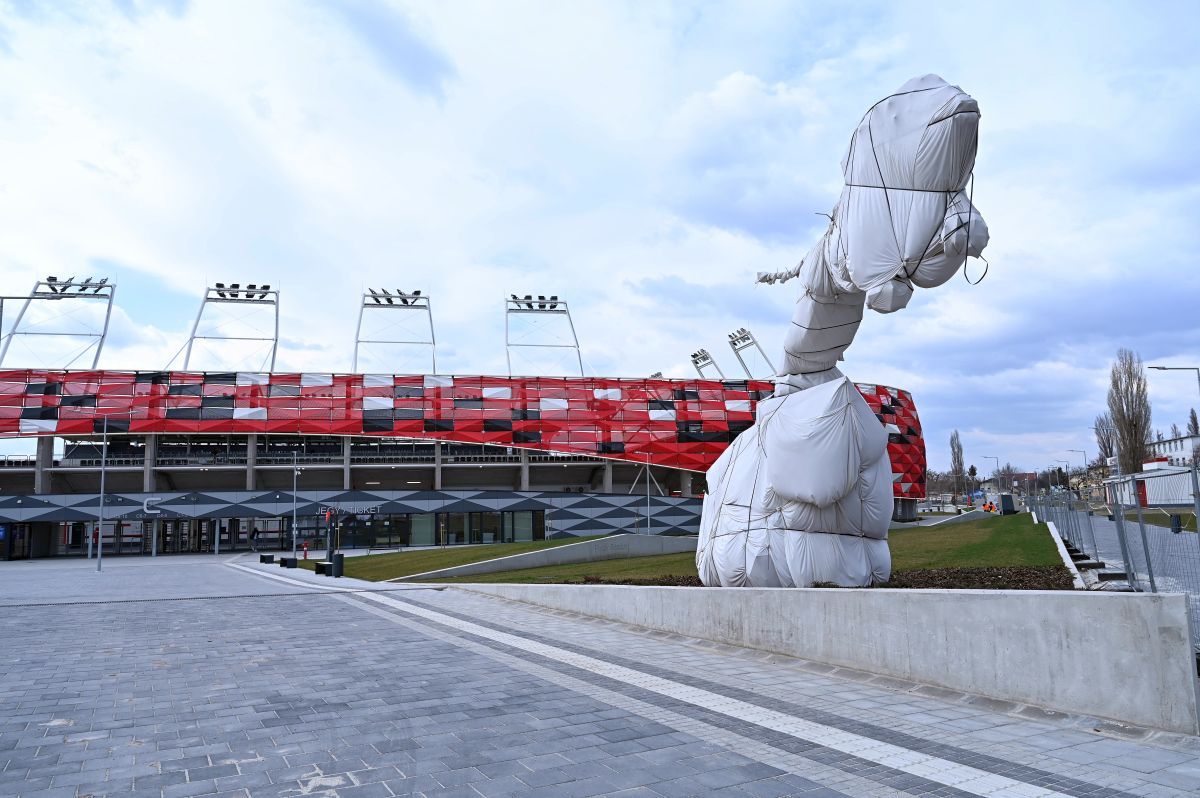 Am mers să vedem cum arată „bijuteria” de 40 de milioane de euro pe care o inaugurează „naționala” » Dotare curioasă: pasarelă de 20 de metri pentru oaspeți