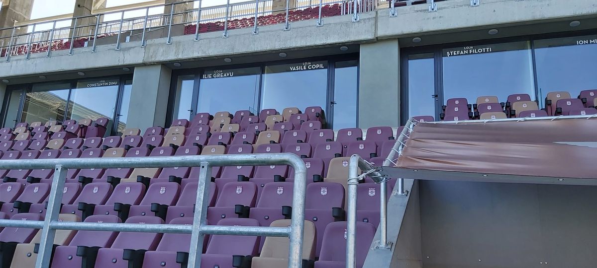 Pregătiri pentru inaugurarea stadionului Rapid