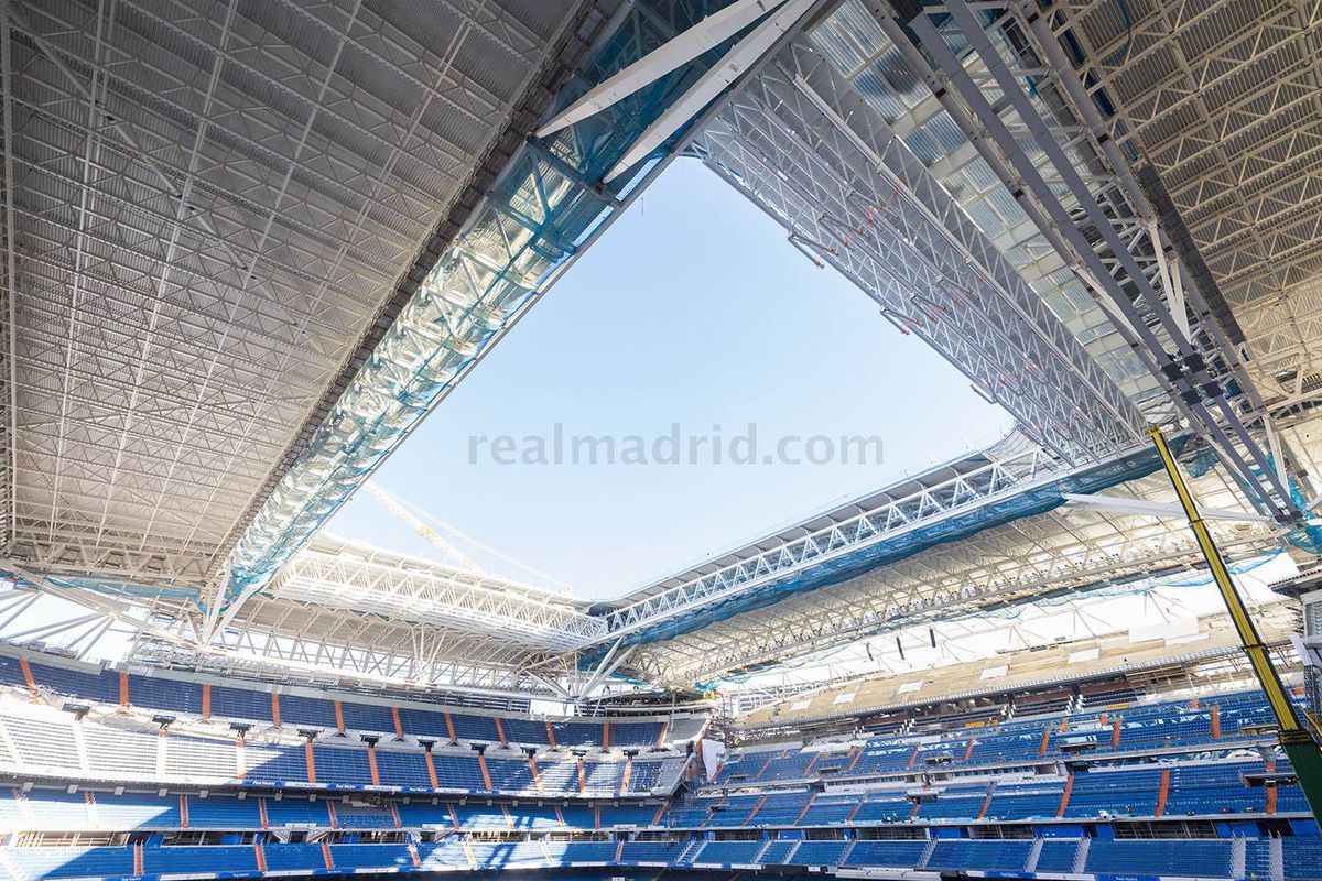 OZN-ul prinde contur! Noi imagini fabuloase cu „Santiago Bernabeu”, stadionul lui Real Madrid