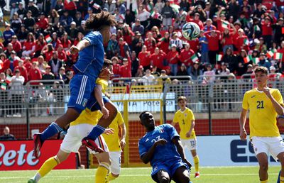 Naționala U18 a României, învinsă clar de Italia, într-un meci amical disputat în „Cizmă”