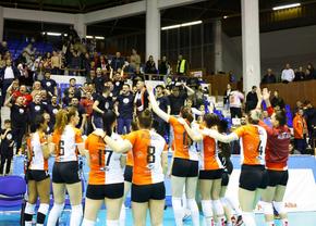 O altă finală europeană pentru România » Cine a triumfat în semifinala Cupei CEV dintre Volei Alba Blaj și CSM Târgoviște