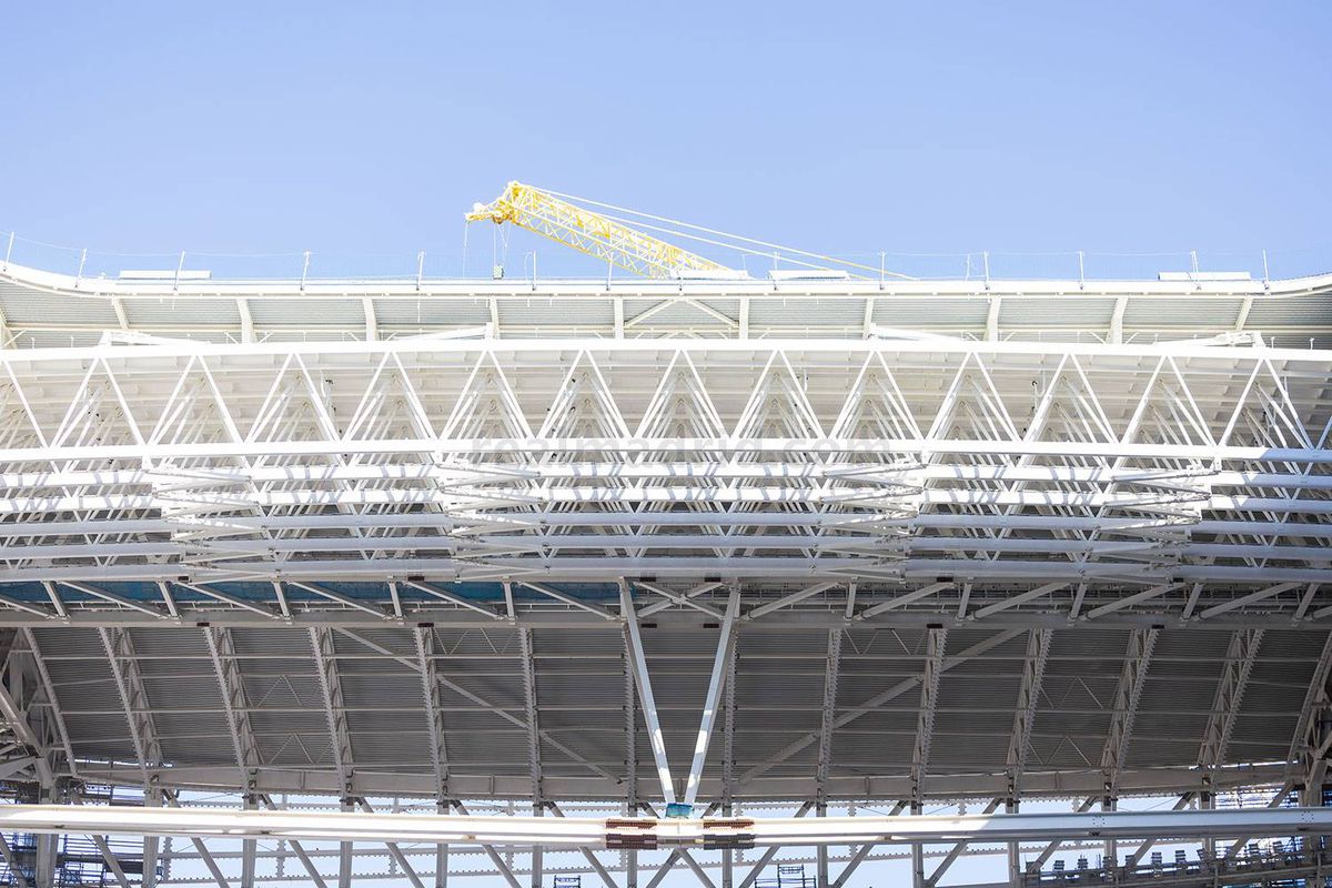 OZN-ul prinde contur! Noi imagini fabuloase cu „Santiago Bernabeu”, stadionul lui Real Madrid