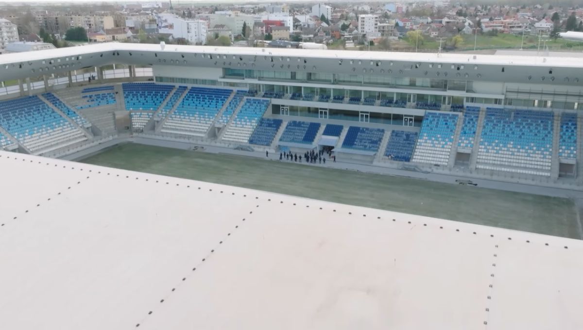 Guvernul maghiar a mai ridicat un stadion de 5 stele în afara țării » Imagini spectaculoase cu proiectul de 65 de milioane de euro