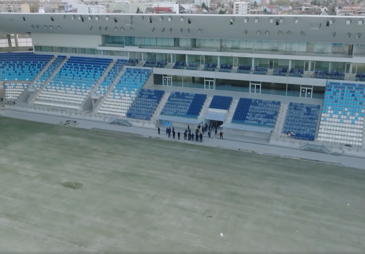 Guvernul maghiar a mai ridicat un stadion de 5 stele în afara țării » Imagini spectaculoase cu proiectul de 65 de milioane de euro