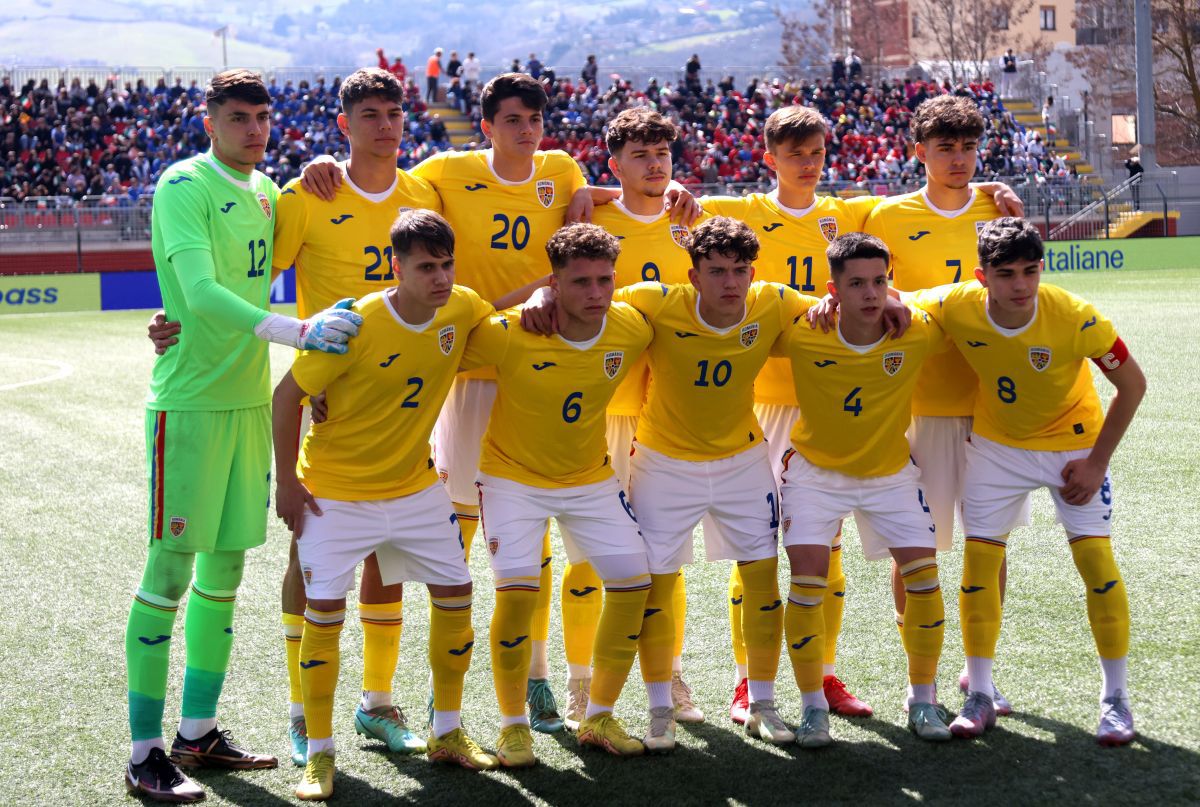 Naționala U18 a României, învinsă clar de Italia, într-un meci amical disputat în „Cizmă”