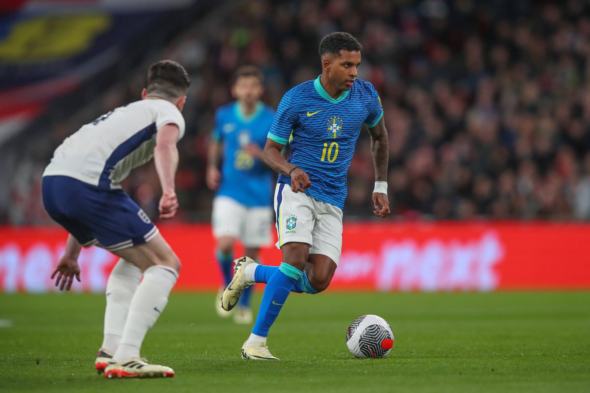 Perla de 17 ani a lui Real Madrid a decis Anglia - Brazilia! Show pe Wembley între cele două forțe