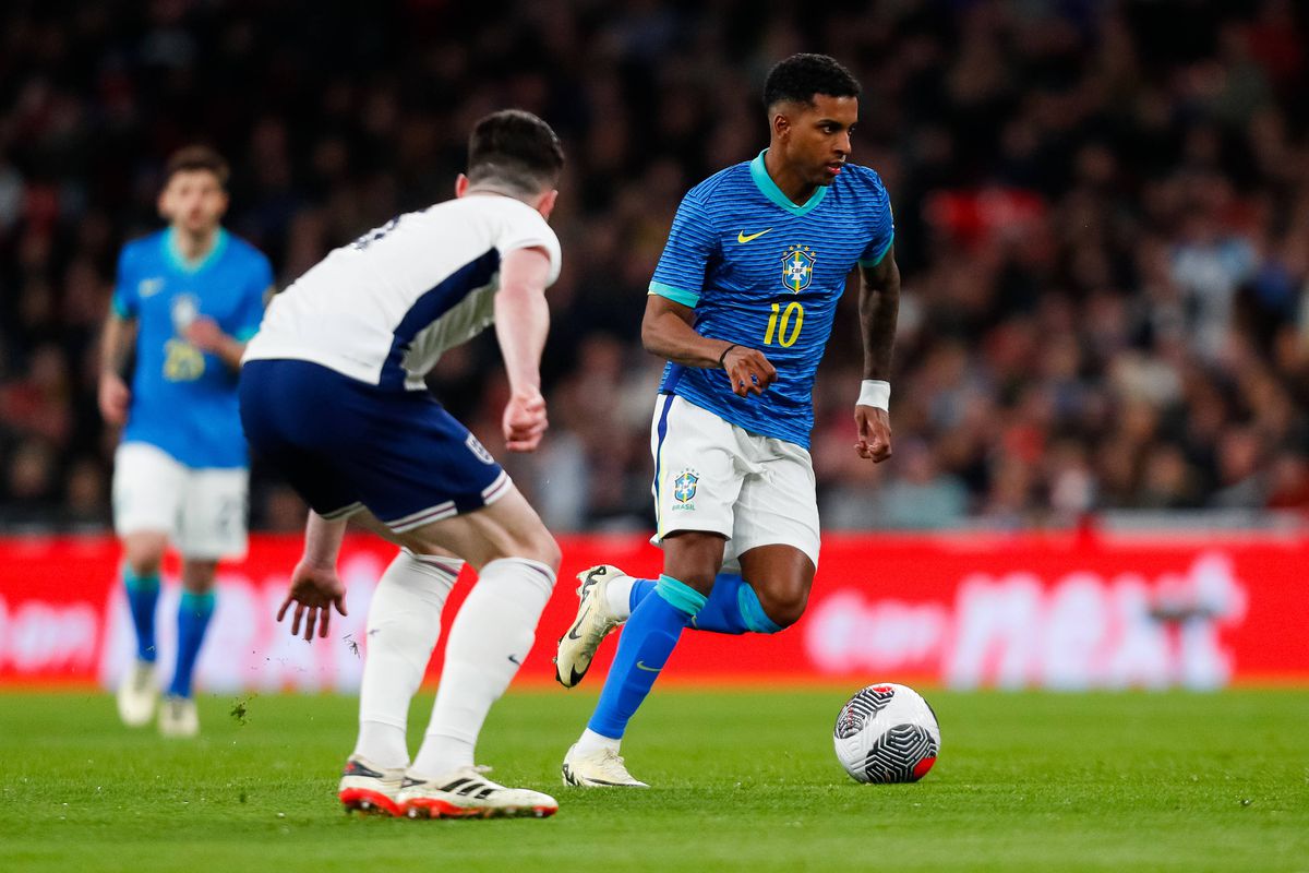 Perla de 17 ani a lui Real Madrid a decis Anglia - Brazilia! Show pe Wembley între cele două forțe