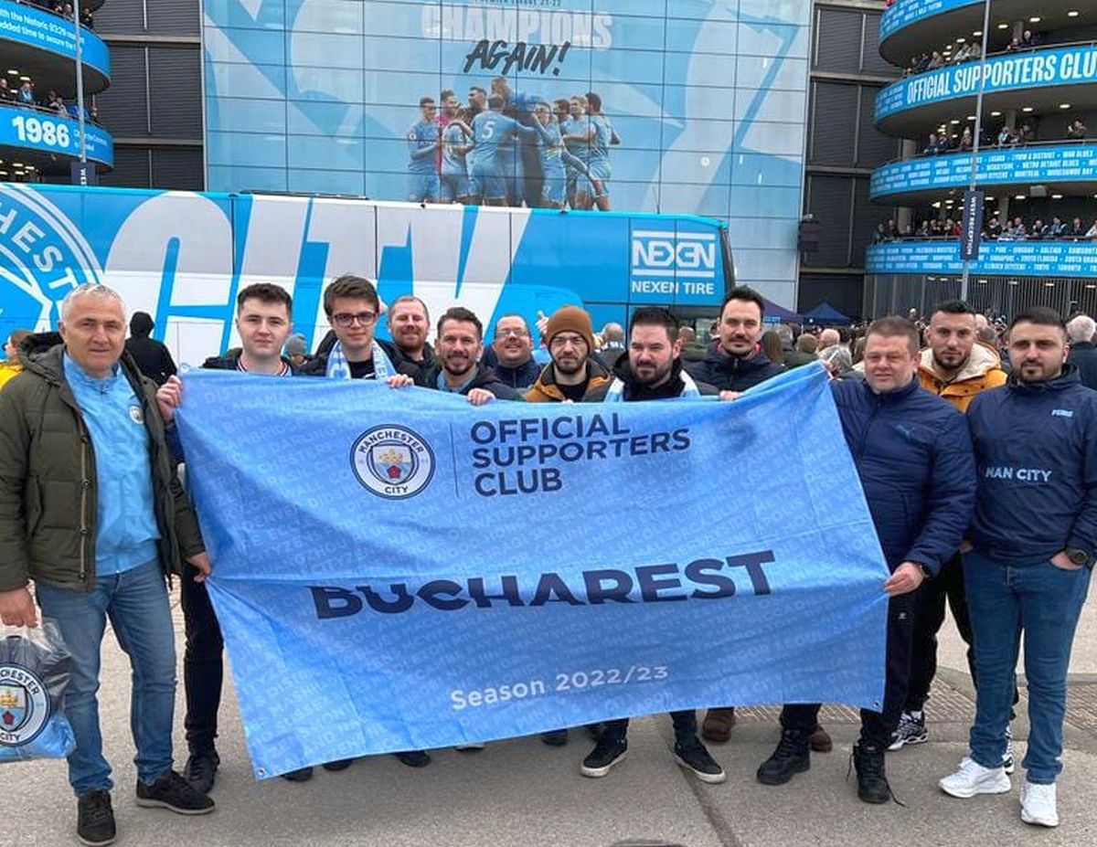 Manchester City are fan club oficial în România: „Suntem 102 membri, mergem pe Etihad și în deplasări!”