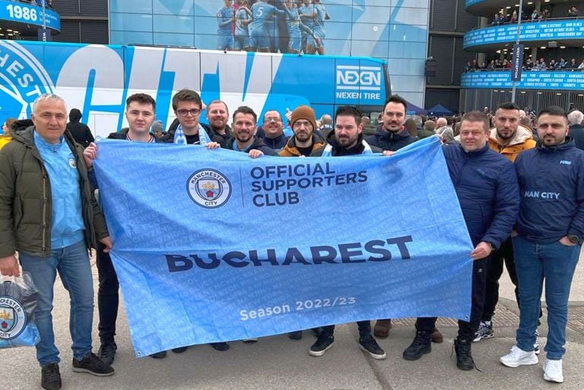 Manchester City are fan club oficial în România: „Suntem 102 membri, mergem pe Etihad și în deplasări!”