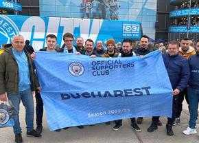 Manchester City are fan club oficial în România: „Suntem 102 membri, mergem pe Etihad și în deplasări!”