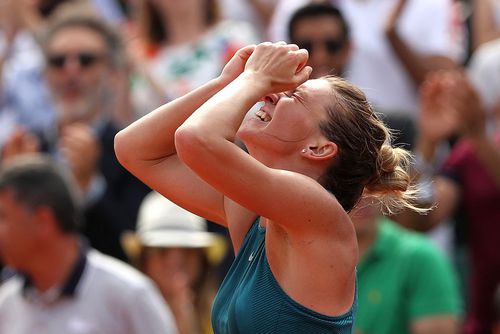 Bucuria Simonei Halep după finala Roland Garros din 2018 // foto: Guliver/gettyimages