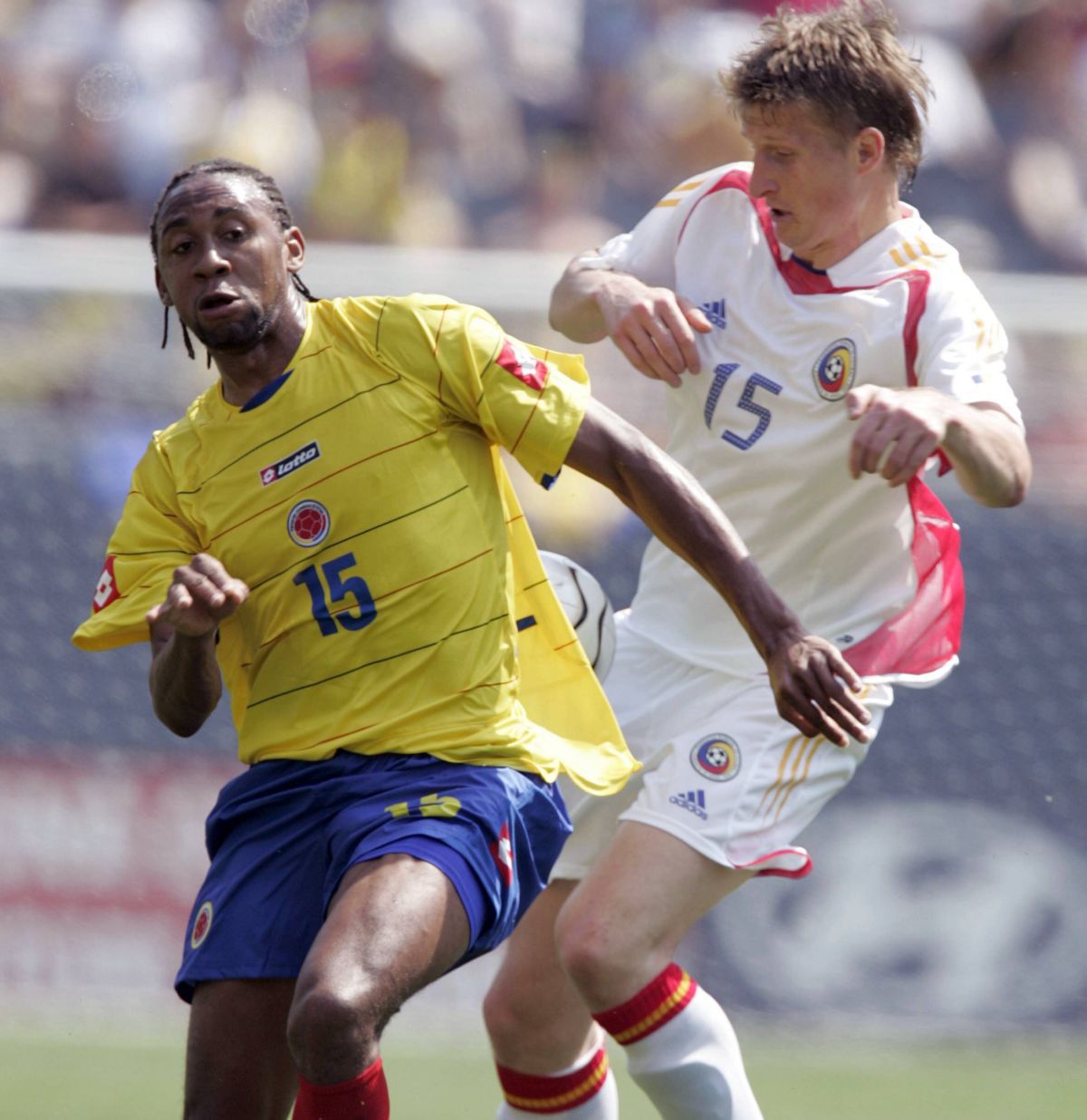 Imagini uitate de timp de la amicalul Columbia - România din 2006