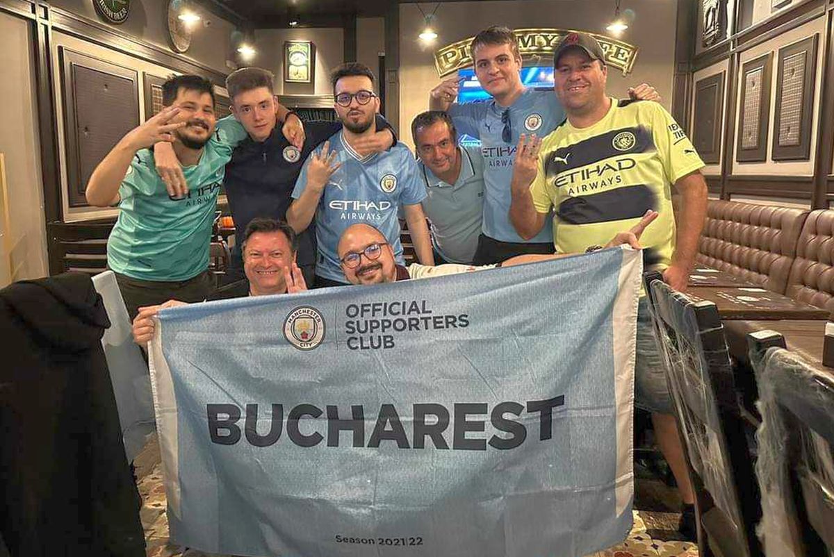 Manchester City are fan club oficial în România: „Suntem 102 membri, mergem pe Etihad și în deplasări!”